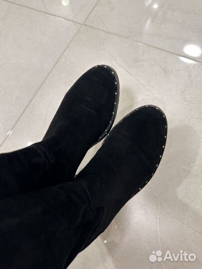 Полусапоги замшевые Berkonty