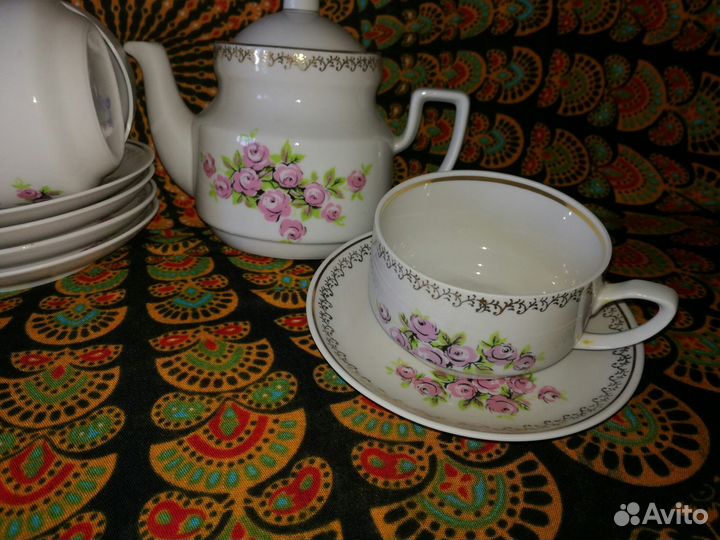 Сервиз чайный советский, Рига