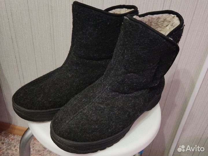 Сапоги валенки войлок мужские