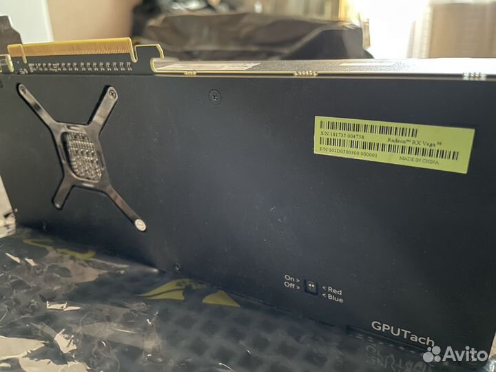 Видеокарта AMD MacEdition (macvidcards) Vega56 8Gb