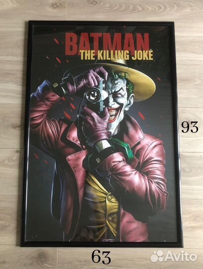 Рама для постера + постер Джокер/Бэтмен