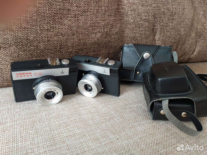 Плёночный фотоаппарат Смена 8М 2шт