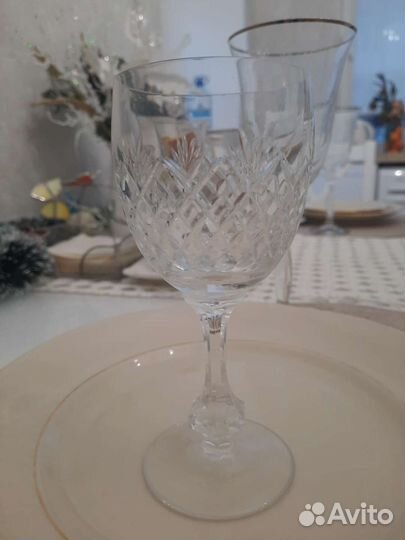 Хрустальный фужер винтаж