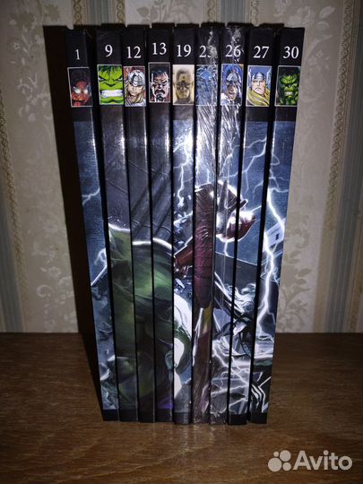 Комиксы Марвел Ашет 9шт