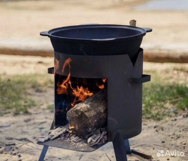 Пeчь для казaна 16л