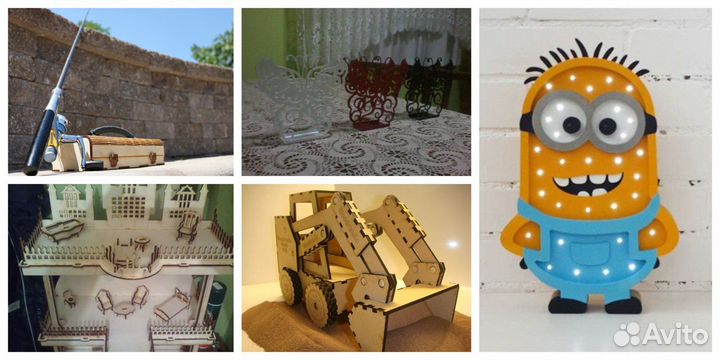 2d и 3d шаблоны для лазера и фрезера чпу