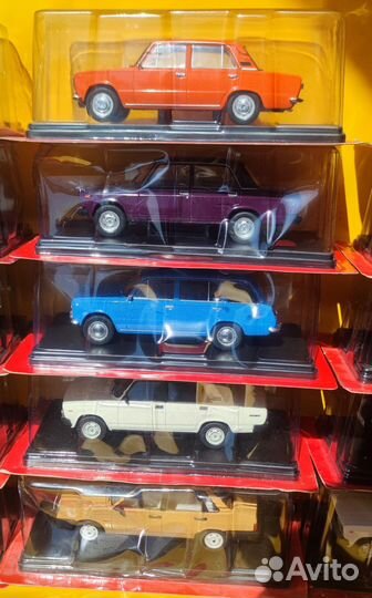 Модели авто 1 24 ваз лада жигули ашет коллекция