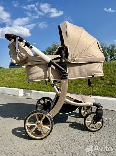 Коляска Dalux 2 в 1 песочный