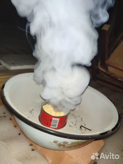 Инсектицидная шашка для дезинфекции Мухояр (100 г)