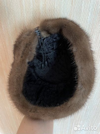 Шапка норковая женская