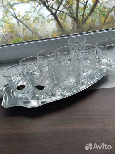 Стаканы хрусталь, рюмки, кружки,фужеры