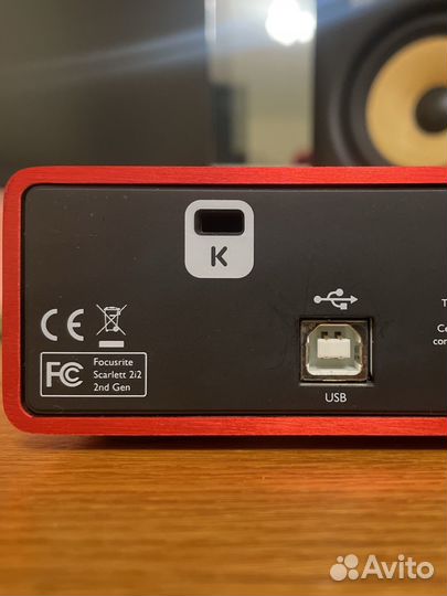 Аудиоинтерфейс focusrite scarlett 2i2 2nd gen