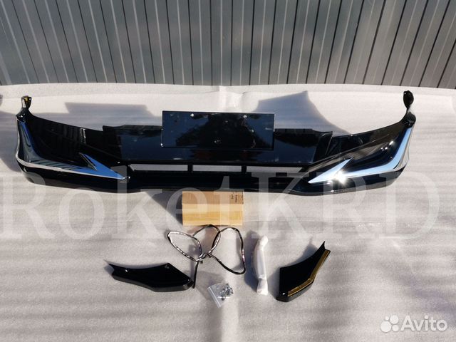 Обвес на Toyota Land Cruiser Prado 120 Черный