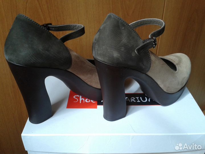 Туфли замшевые