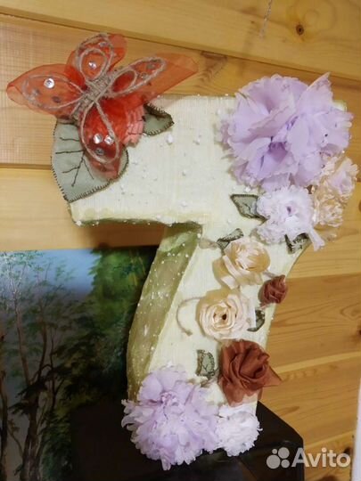 Объёмная цифра 7