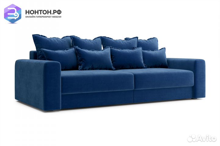 Диван тик-так Омега темно-синий