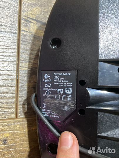 Руль logitech driving force pro