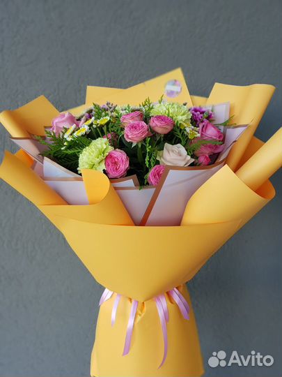 Сборный букет доставка цветов и букетов