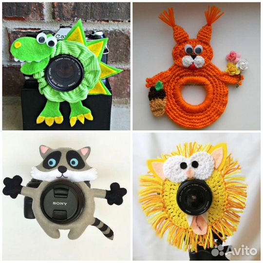Игрушка-насадка на объектив фотоаппарата