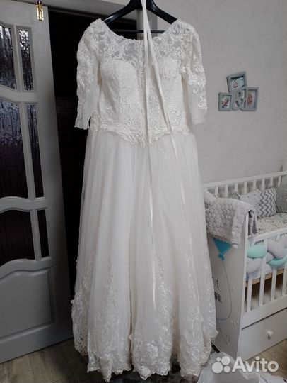 Свадебное платье 52-54