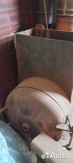 Печка буржуйка для мобильной бани