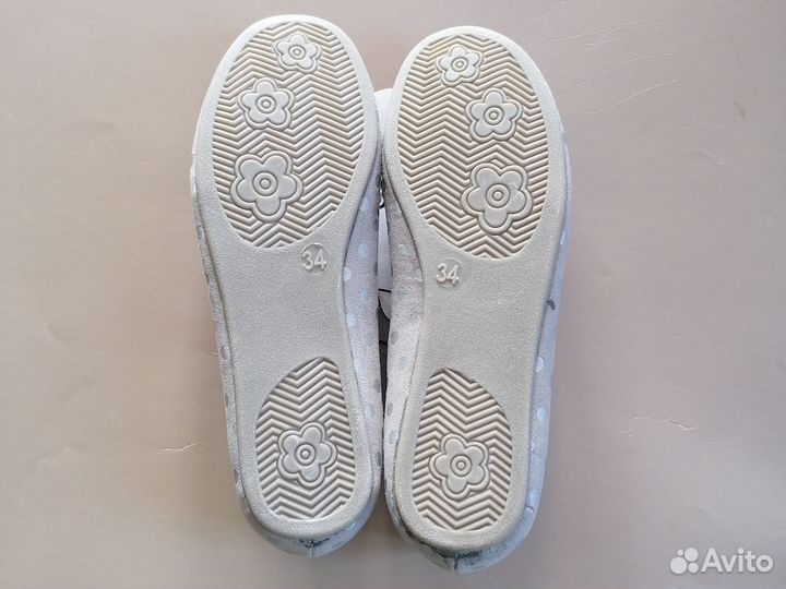 Балетки тканевые, р.34, новые