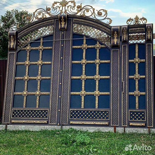 Кованые ворота и калитки