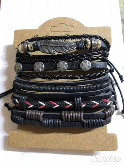 Кожаный браслет