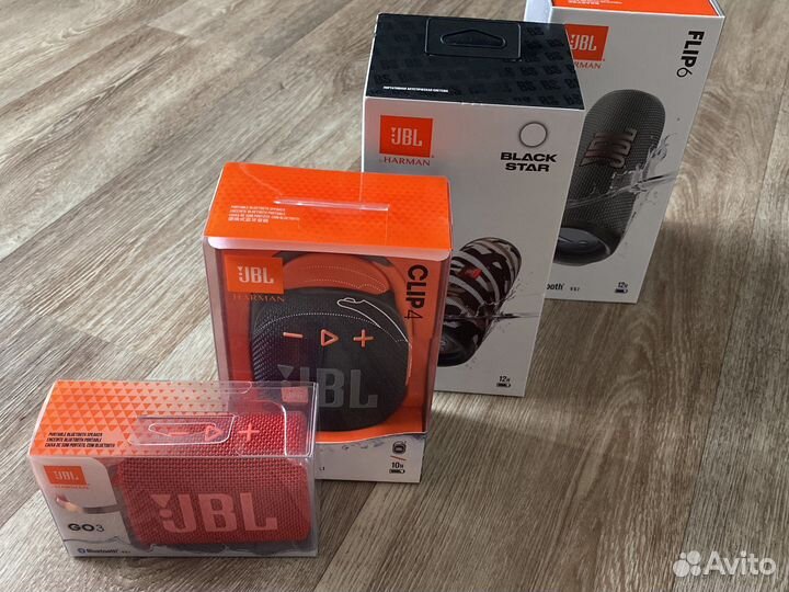 Портативная колонка JBL Clip 4 новая оригинал