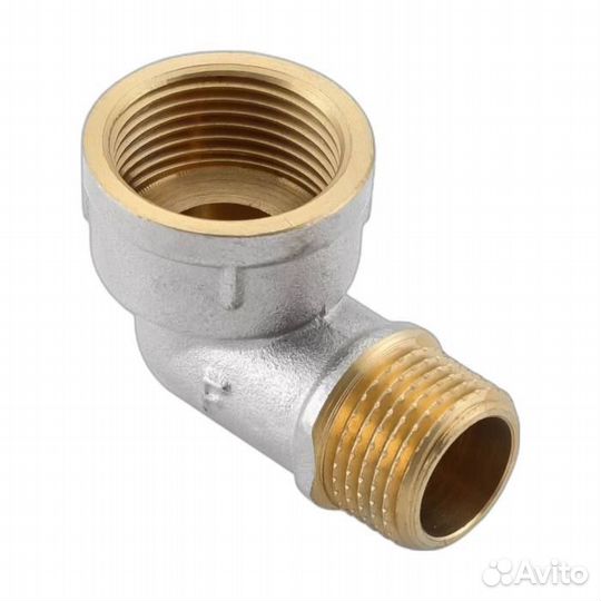 Угольник 90 никелированный Gappo вр1/2