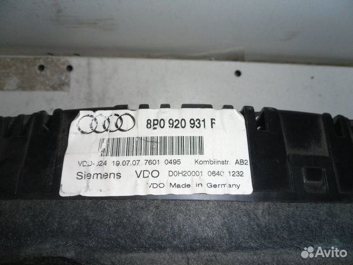 Панель приборов Audi A3 8PA Sportback 2004-2013