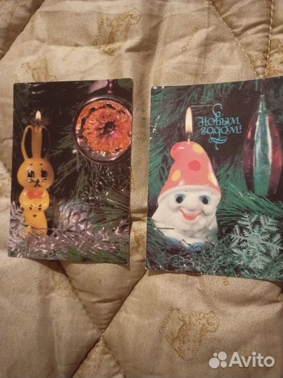 Открытки новогодние СССР