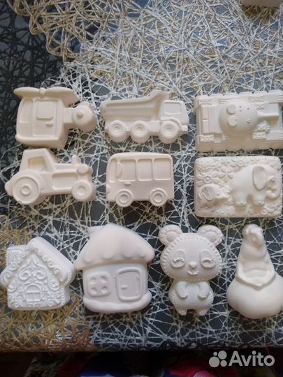 Гипсовые фигурки для раскрашивания