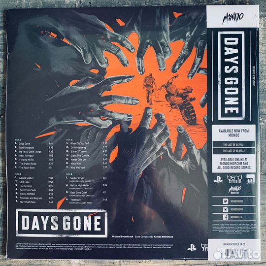 Days Gone OST 2LP