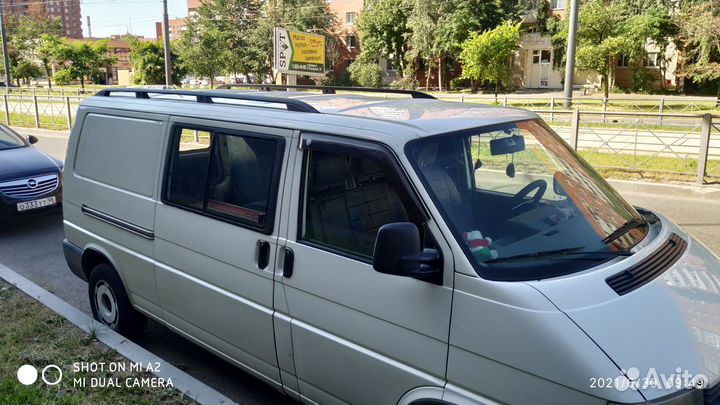 Рейлинги T4 T5 T6 длинная база чёрные