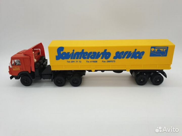 Камаз 5410 с полуприцепом и тентом Sovtransavto