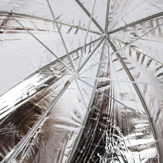 Зонт Meking серебряный на отражение, 43