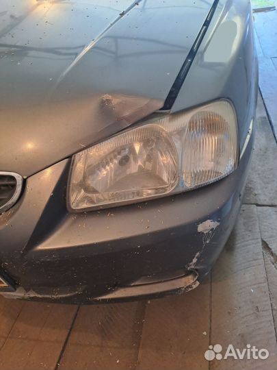 Hyundai Accent 1.5 МТ, 2007, битый, 130 000 км