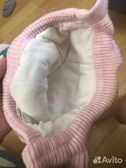 Шапка зимняя шлем 42-44