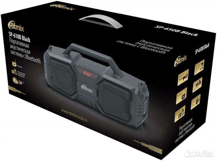 Колонка портативная Ritmix SP-650B, 24Вт