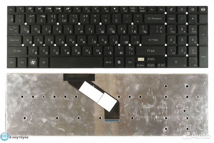 Клавиатура для ноутбука PackardBell LS11 LS13 TS11