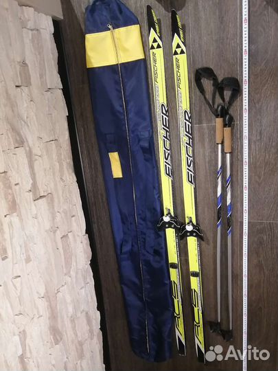 Лыжи Fischer 160 см+ботинки комплект