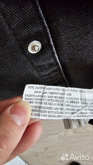 Джинсовая рубашка zara 152