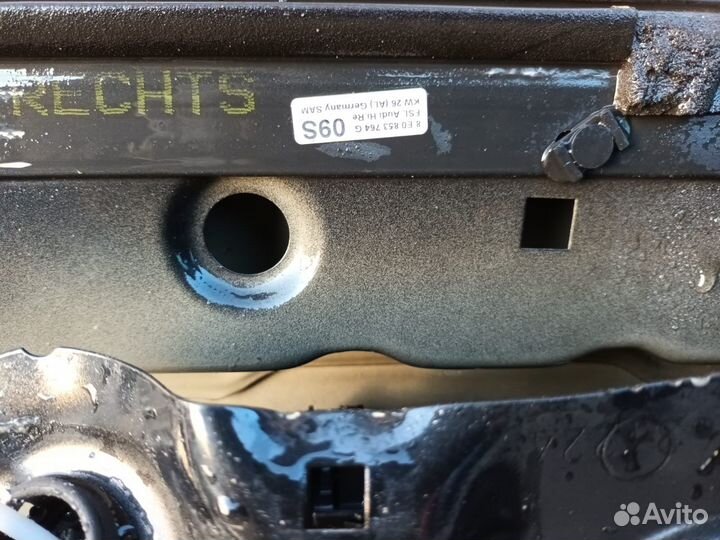 Дверь задняя правая audi a4 b7