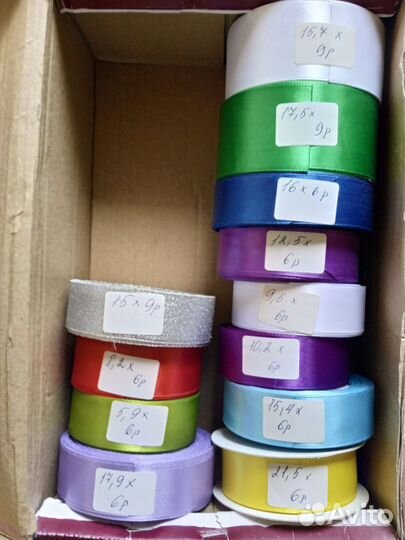 Лента атласная и декоративная