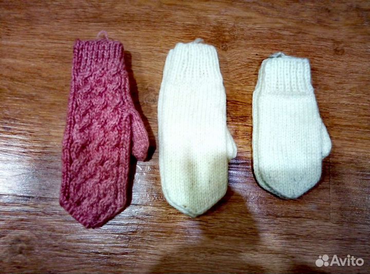 Носки и варежки, гетры вязаные