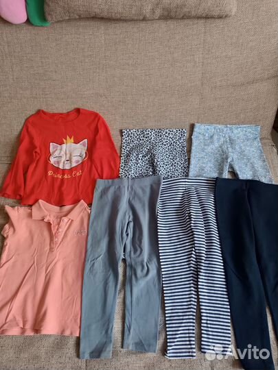 Одежда на девочку (лето) 104-110 пакетом