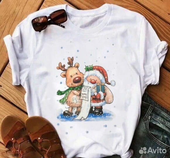 Новая Новогодняя футболка