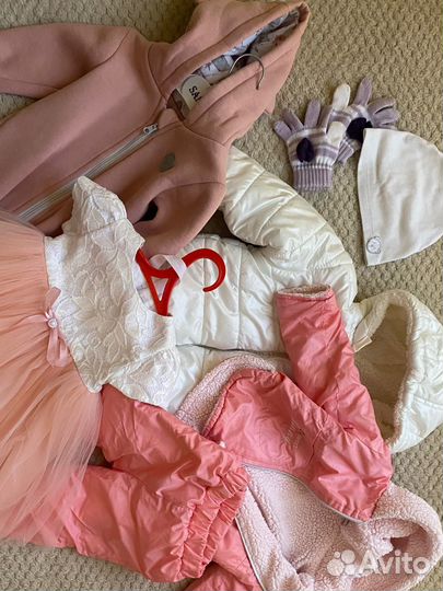 Вещи пакетом для девочки 68 74 размер