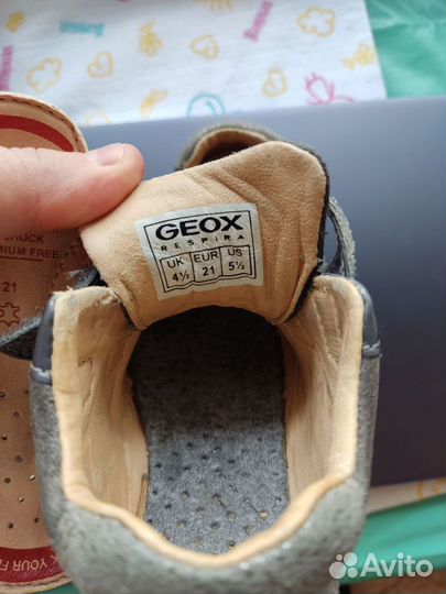 Ботинки детские geox для девочки 21
